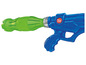 Blaue Wasserpistole mit grüner Flasche von Playtive.