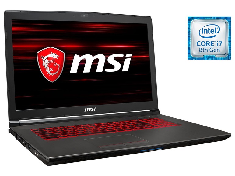 Gehe zu Vollbildansicht: MSI Gaming Laptop »GV72-8RD-084«, Full HD, 17,3 Zoll, 8 GB, i7-8750H Prozessor - Bild 1