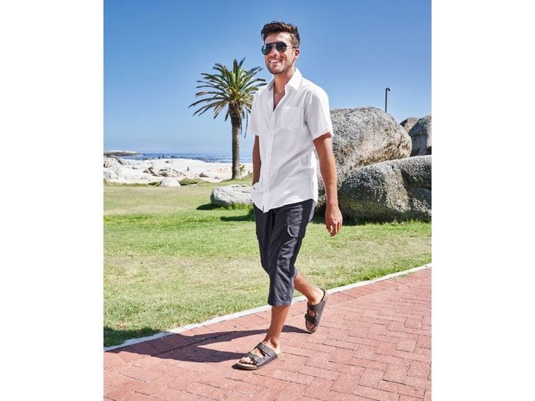 Gehe zu Vollbildansicht: LIVERGY® Hemd Herren, Modern Fit, mit kurzem Arm, mit Baumwolle - Bild 7