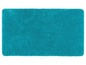 Eine türkisfarbene Badematte.
