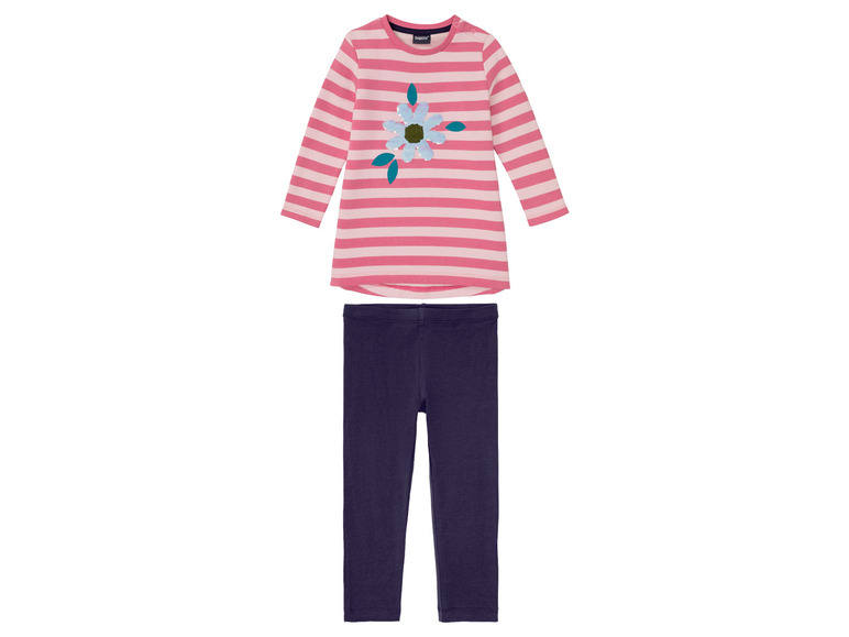 Gehe zu Vollbildansicht: LUPILU® Kleinkinder Mädchen Set, mit Baumwolle - Bild 16