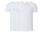 Drei weiße T-Shirts von Livergy.