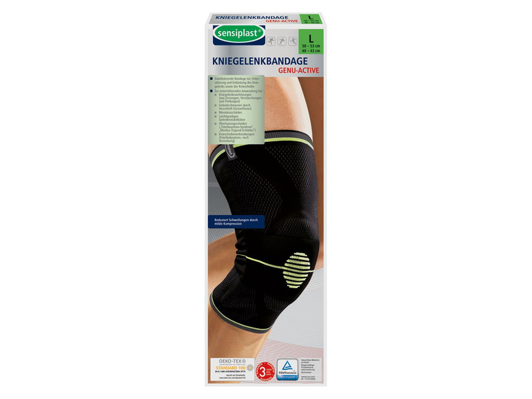 Gehe zu Vollbildansicht: SENSIPLAST® Strumpfbandage, für Knie, mit ringförmiger Pelotte - Bild 1