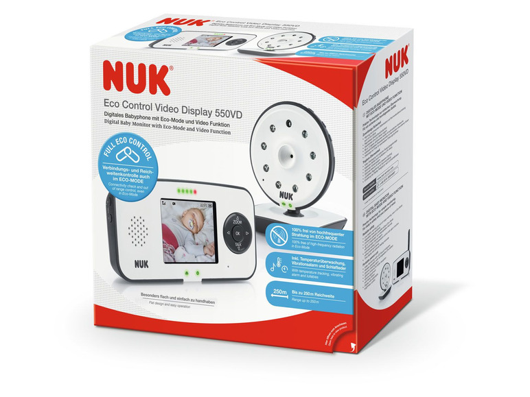 Gehe zu Vollbildansicht: NUK Babyphone »Eco Control Video Display 550 VD« - Bild 11
