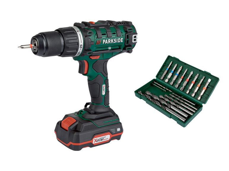 Gehe zu Vollbildansicht: PARKSIDE® 20V Akku-Bohrschrauber »PABS 20-Li E6« - Bild 1