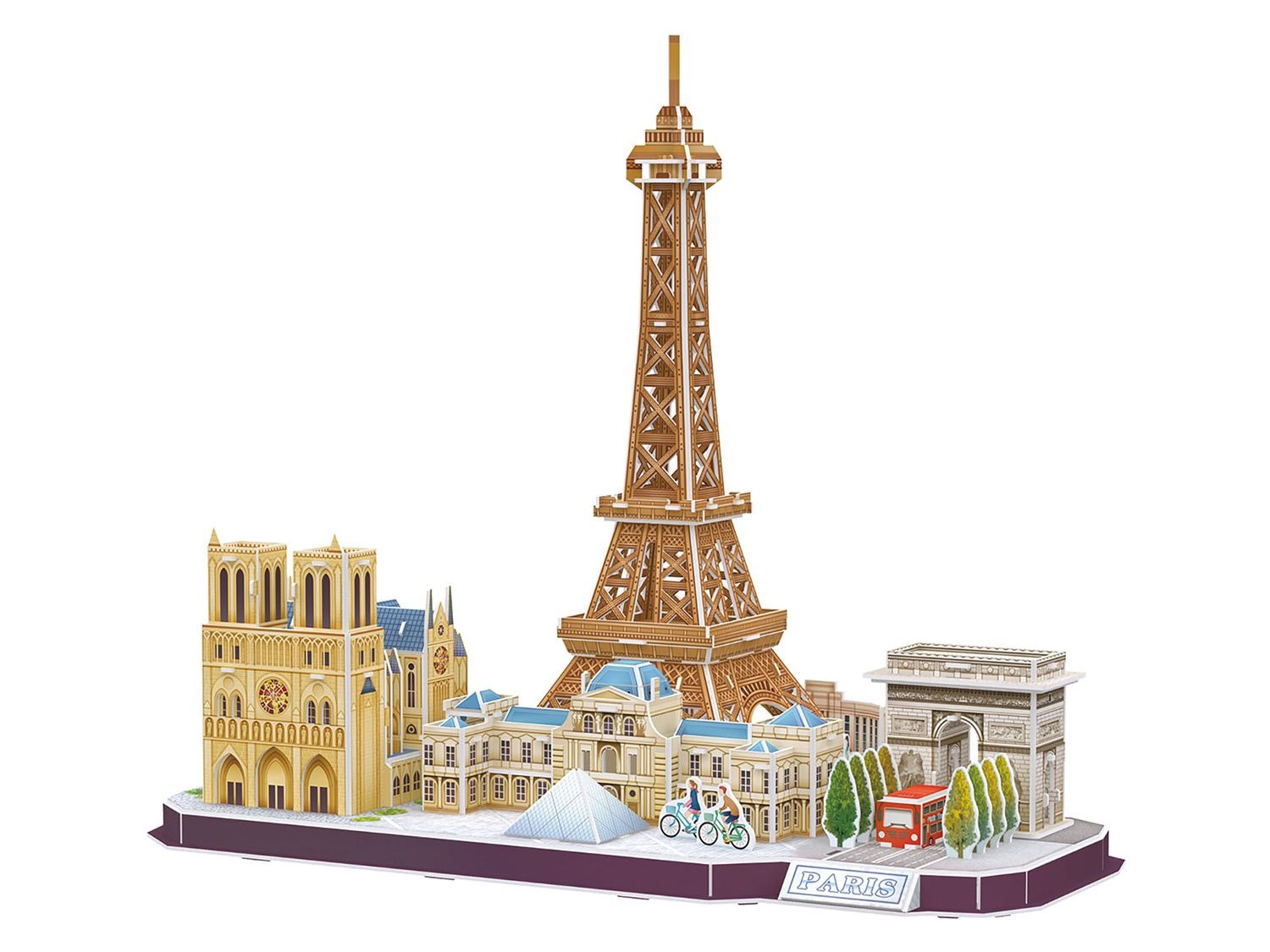 ab 10 Jahren 114 Teile Städtepuzzle Revell 3D Puzzle City Line Paris 00141 