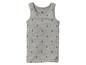 Ein graues Tanktop mit Anker-Muster.