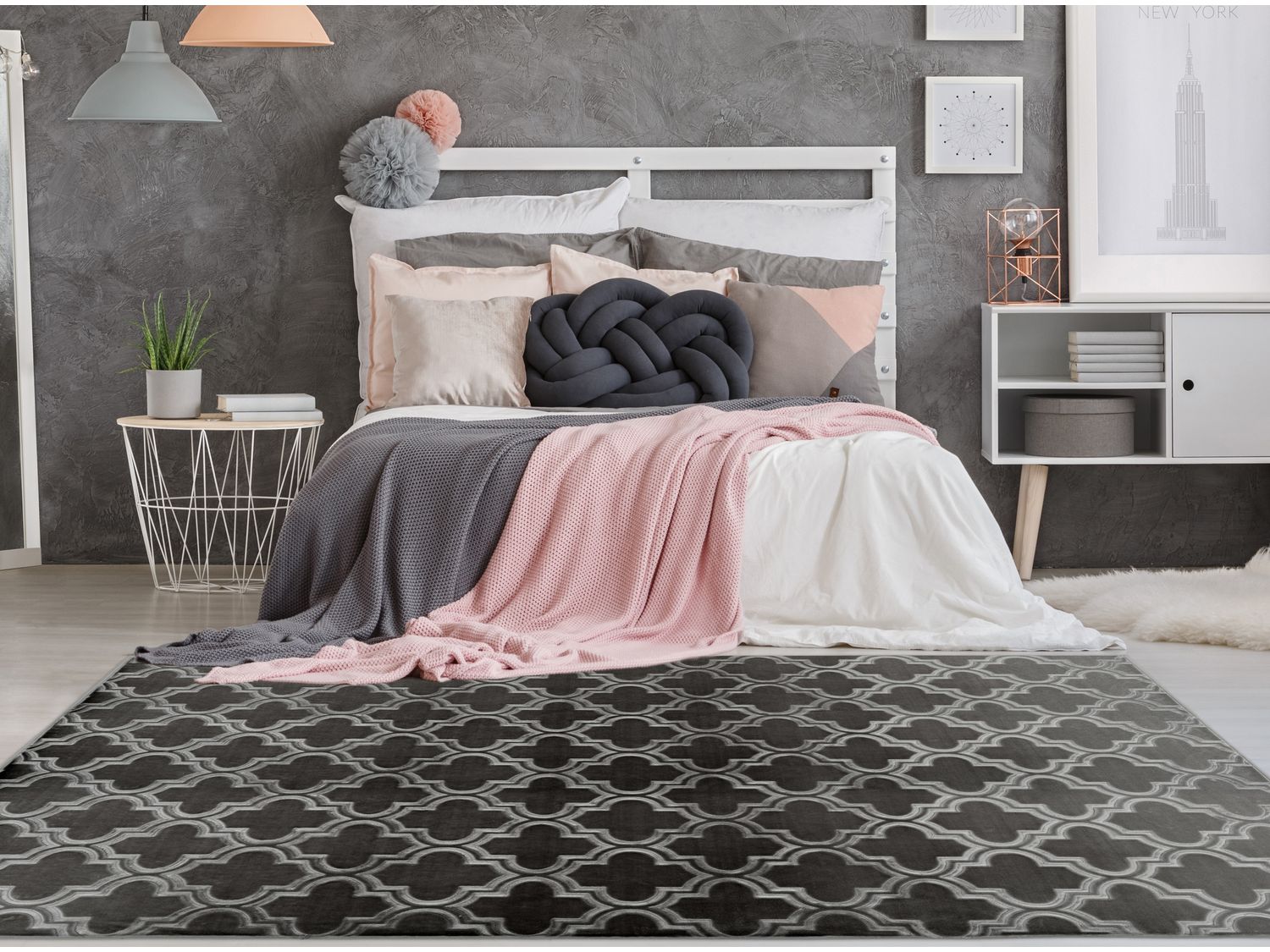 Arte Espina Monroe Rug Anthracite 120x170 3