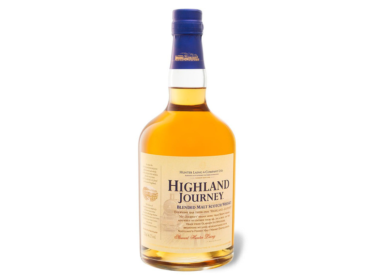 Gehe zu Vollbildansicht: Highland Journey Blended Malt Scotch Whisky 46,2% Vol - Bild 2