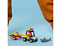 LEGO Spielzeug mit Jeep, Jetski und Hai.
