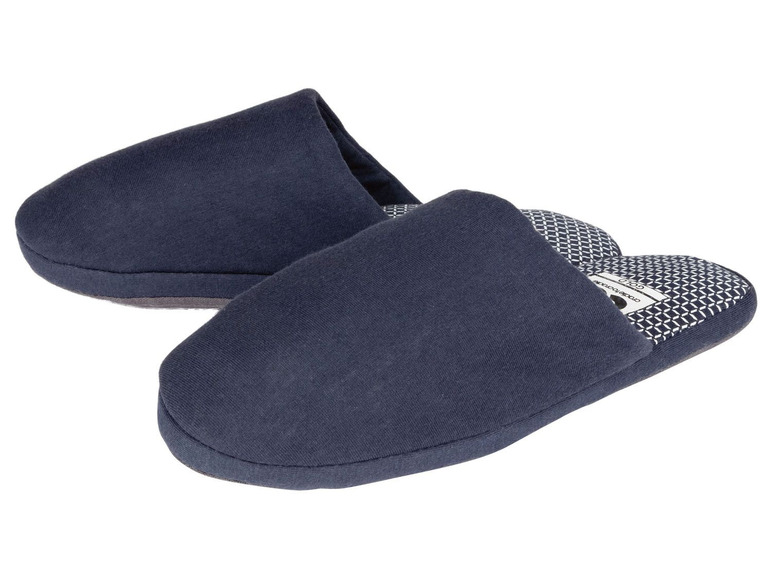 Zwei Paar blaue Hausschuhe der Marke 'Dockers'