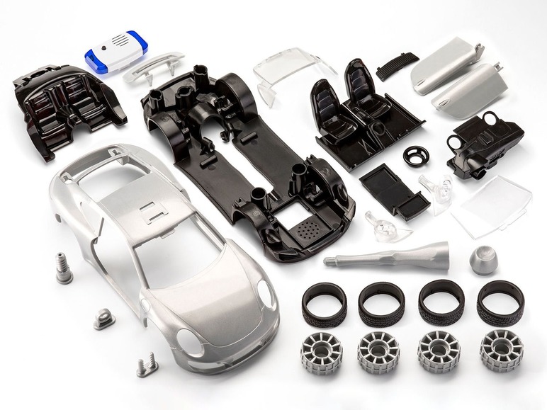 Gehe zu Vollbildansicht: Revell Junior Kit Modellbausatz »Polizei«, Porsche 911, Blaulicht und Sirene, ab 4 Jahren - Bild 10
