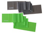 Zwei Schildkröt Fitness Resistance Bands in grau und grün.