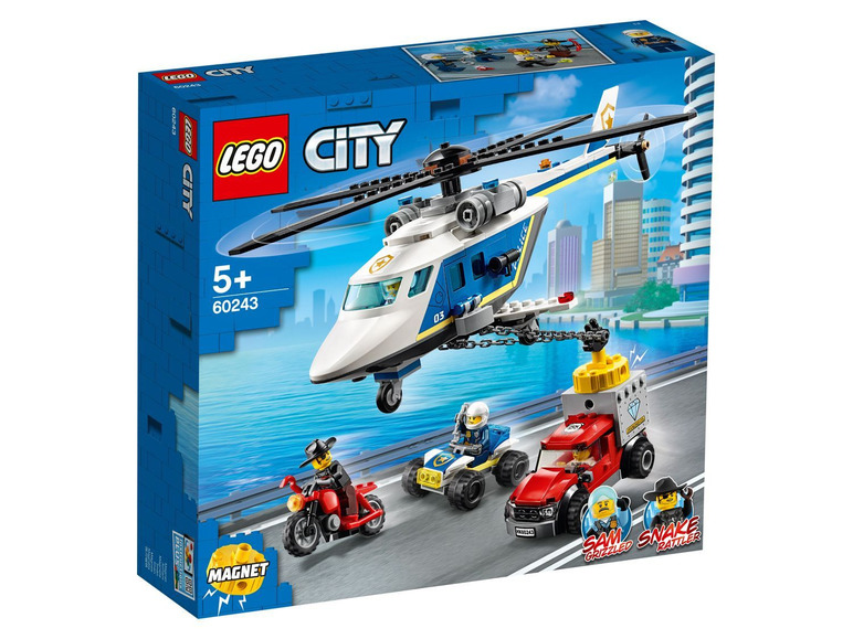 Gehe zu Vollbildansicht: LEGO® City 60243 »Verfolgungsjagd mit dem Polizeihubschrauber« - Bild 1