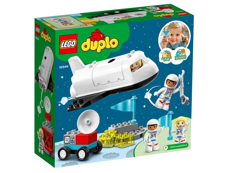 Gehe zu Vollbildansicht: LEGO® DUPLO® 10944 »Spaceshuttle Weltraummission« - Bild 2