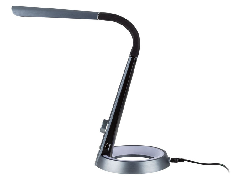 Gehe zu Vollbildansicht: LIVARNO LUX® LED-Schreibtischleuchte, mit Nachtlichtfunktion, 2 Lichtquellen, Leuchtring - Bild 12