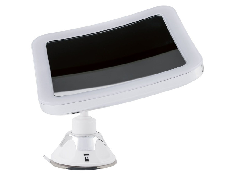 Gehe zu Vollbildansicht: MIOMARE® LED-Kosmetikspiegel, Rand mit LED-Licht, drehbarer Spiegel, 5-fache Vergrößerung - Bild 11