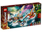 LEGO Ninjago Catamaran Sea Battle mit zwei Booten und Minifiguren.