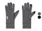 Graue Sport-Handschuhe mit Touchscreen-Funktion