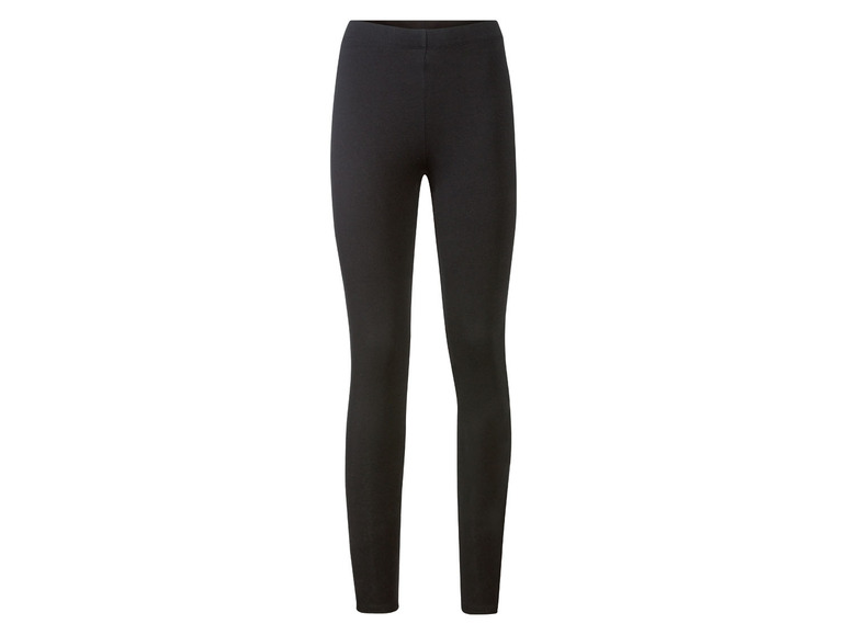 Gehe zu Vollbildansicht: esmara® Damen Leggings, 2 Stück, mit hohem Bio-Baumwollanteil - Bild 3