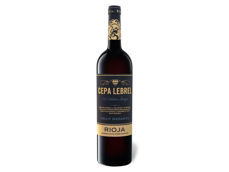 Gehe zu Vollbildansicht: Cepa Lebrel Gran Reserva Rioja DOC trocken, Rotwein 2014 - Bild 1