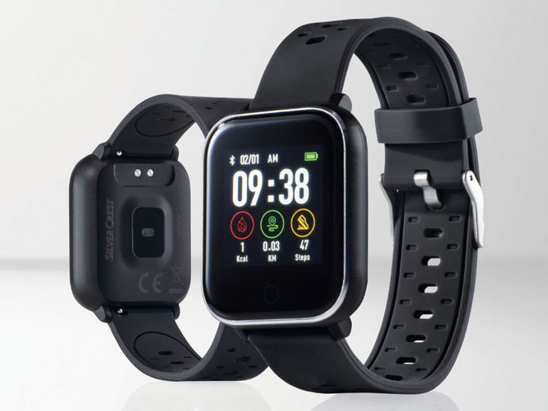 Gehe zu Vollbildansicht: SILVERCREST® Smartwatch Fitness, mit Multi-Sport-Modi, optischer Sensor, 2 Stunden Ladezeit - Bild 5