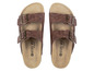 Braune Sandalen mit Schnallen von Natural Walk.