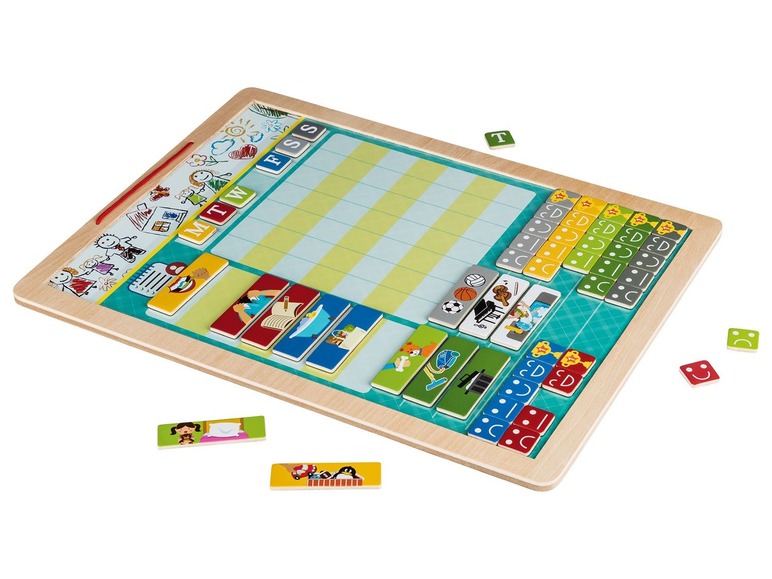 Gehe zu Vollbildansicht: Playtive JUNIOR PLAYTIVE® JUNIOR Holzmagnettafel und Holzlaptop - Bild 4