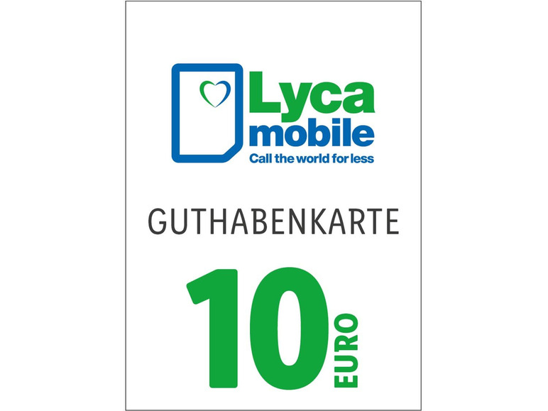 Gehe zu Vollbildansicht: Lycamobile Code über 10€ - Bild 1