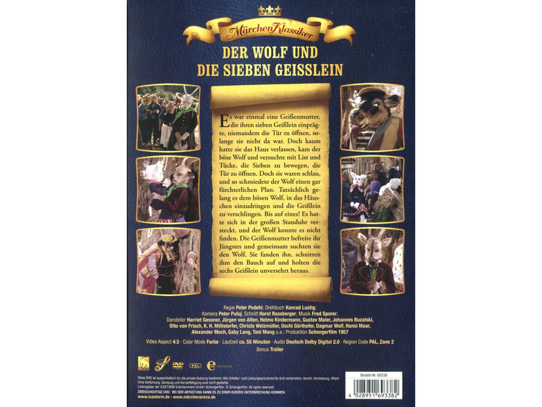 Gehe zu Vollbildansicht: ICESTORM Entertainment GmbH Der Wolf und die sieben Geisslein - Märchen Klassiker - Digital Video Disc - Bild 2