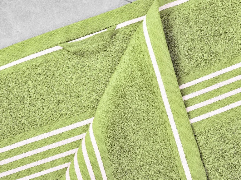 Gehe zu Vollbildansicht: Gözze Handtuch »Rio«, reine Baumwolle, mit Bordüre und Kordelaufhänger, hochwertig - Bild 19