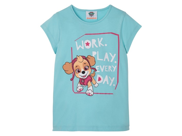 Gehe zu Vollbildansicht: Kinder T-Shirt Mädchen, in Single-Jersey-Qualität, aus reiner Baumwolle - Bild 6