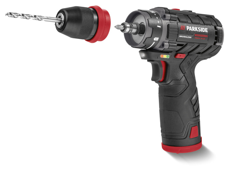 Go to full screen view: PARKSIDE PERFORMANCE cordless drill set »PBSPA 12 A1«, 12 V, with 39 pcs.  Accessories - picture 6