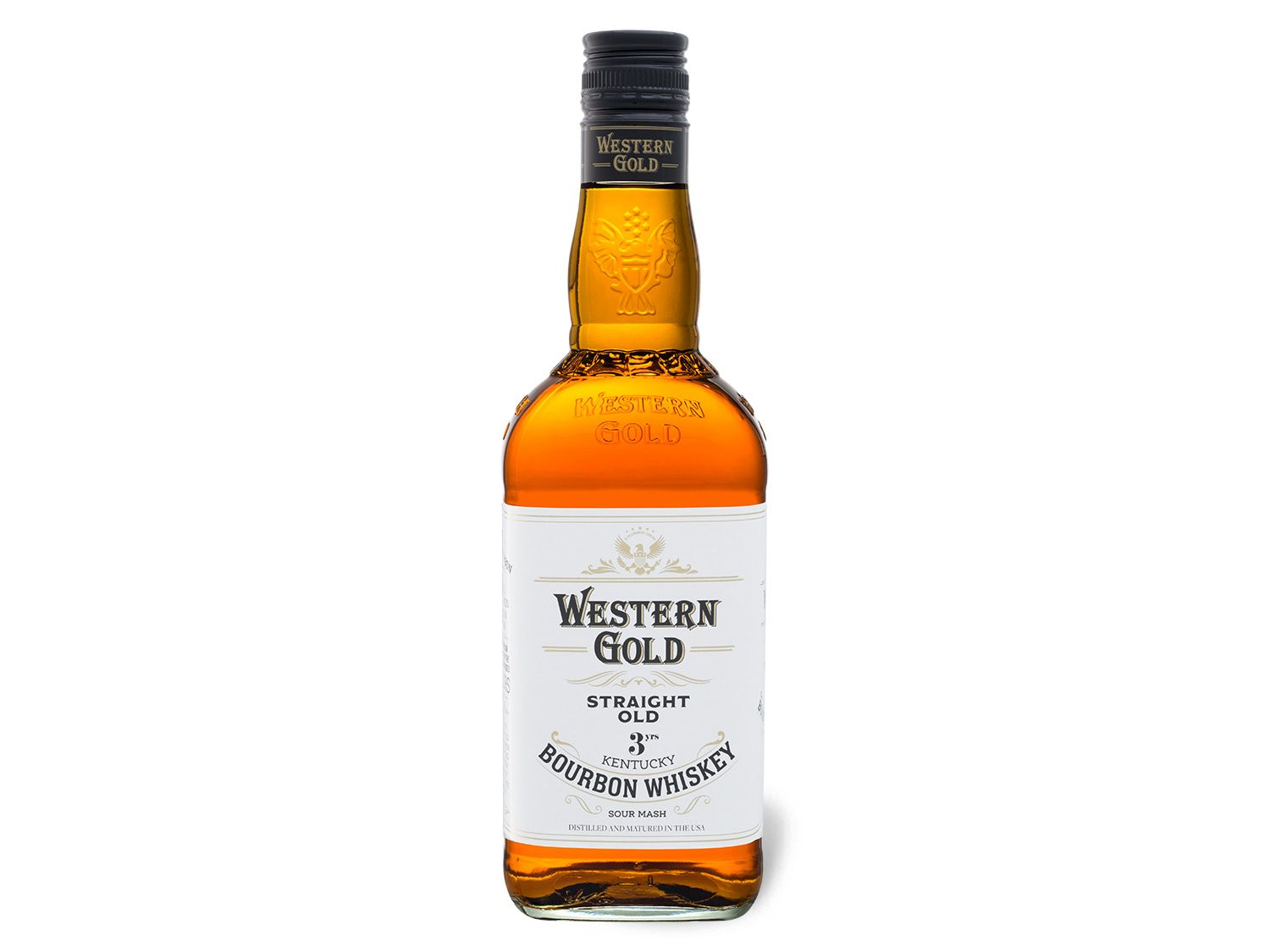 WESTERN GOLD Bourbon Whiskey 40% Vol
