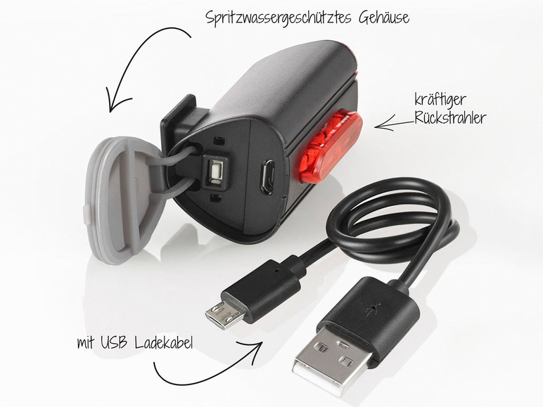 Gehe zu Vollbildansicht: FISCHER Akku-USB-LED Beleuchtungs-Set - Bild 3