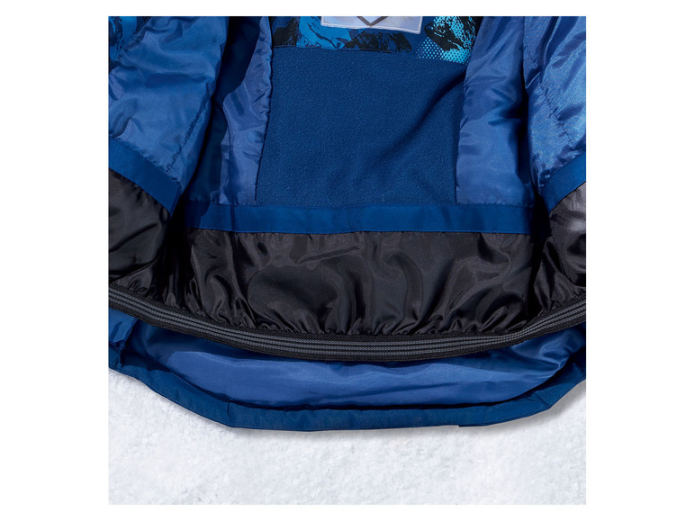 Gehe zu Vollbildansicht: lupilu® Kleinkinder Jungen Skijacke, mit Kinnschutz - Bild 10