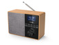 Ein Holz-Radio von Philips mit DAB+ und FM sowie einem digitalen Display.