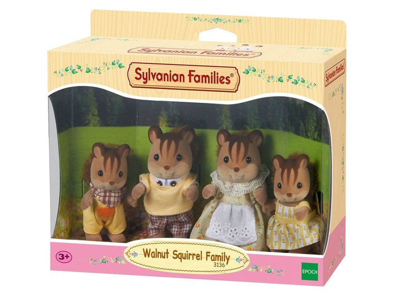 Gehe zu Vollbildansicht: Sylvanian Families Walnuss Eichhörnchen Familie - Bild 1