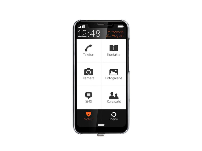 Gehe zu Vollbildansicht: Gigaset Senioren Mobiltelefon Smartphone GS195LS Life Series inkl. Lidl Connect Smart S - Bild 3