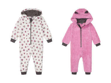 LUPILU&reg; Kleinkinder M&auml;dchen Onepiece Pl&uuml;sch, mit Kapuze