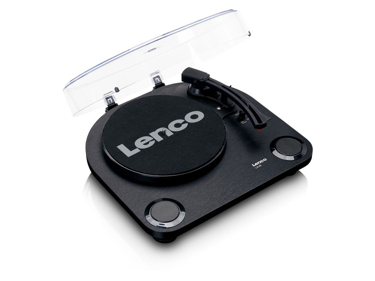 Gehe zu Vollbildansicht: Lenco LS-40 Plattenspieler im Holzgehäuse mit integrierten Lautsprechern - Bild 1