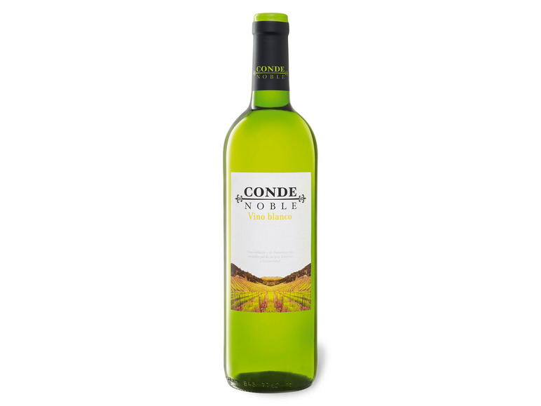 Gehe zu Vollbildansicht: Conde Noble Vino blanco trocken, Weißwein 2019 - Bild 1