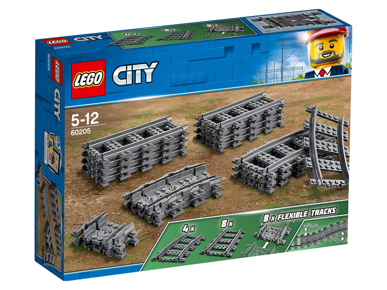 Gehe zu Vollbildansicht: LEGO® City 60205 »Schienen« - Bild 1