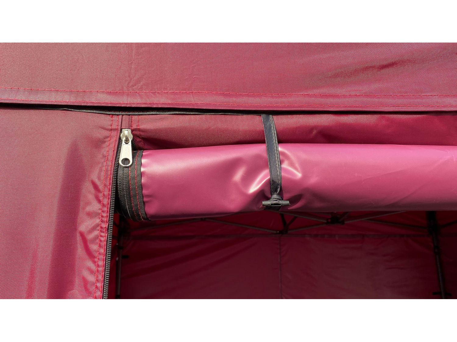 Thumbnail - Grasekamp Faltpavillon Premium Line (3x3m + Seitenteile, Bordeaux)