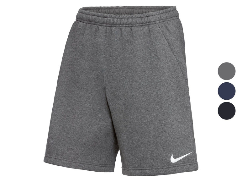 Graue Nike Trainingshose mit weißem Logo