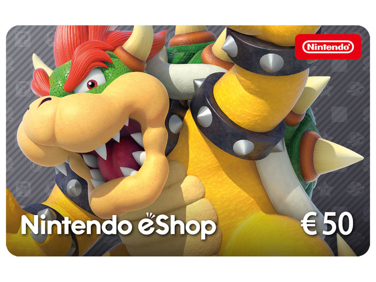 Gehe zu Vollbildansicht: Nintendo eShop Card: 50€ - Bild 1