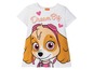 Weißes T-Shirt mit Skye von der Paw Patrol und dem Text 'Dream Big'.