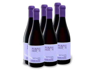 6 x 0,75-l-Flasche Weinpaket Purple Heron Südafrika Chenin Blanc trocken, Weißwein