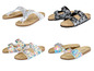 Sandalen mit Blumen- und Paisleymuster
