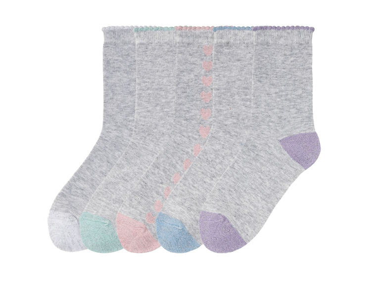 Gehe zu Vollbildansicht: PEPPERTS® Mädchen Socken, 5 Paar, mit Baumwolle - Bild 18
